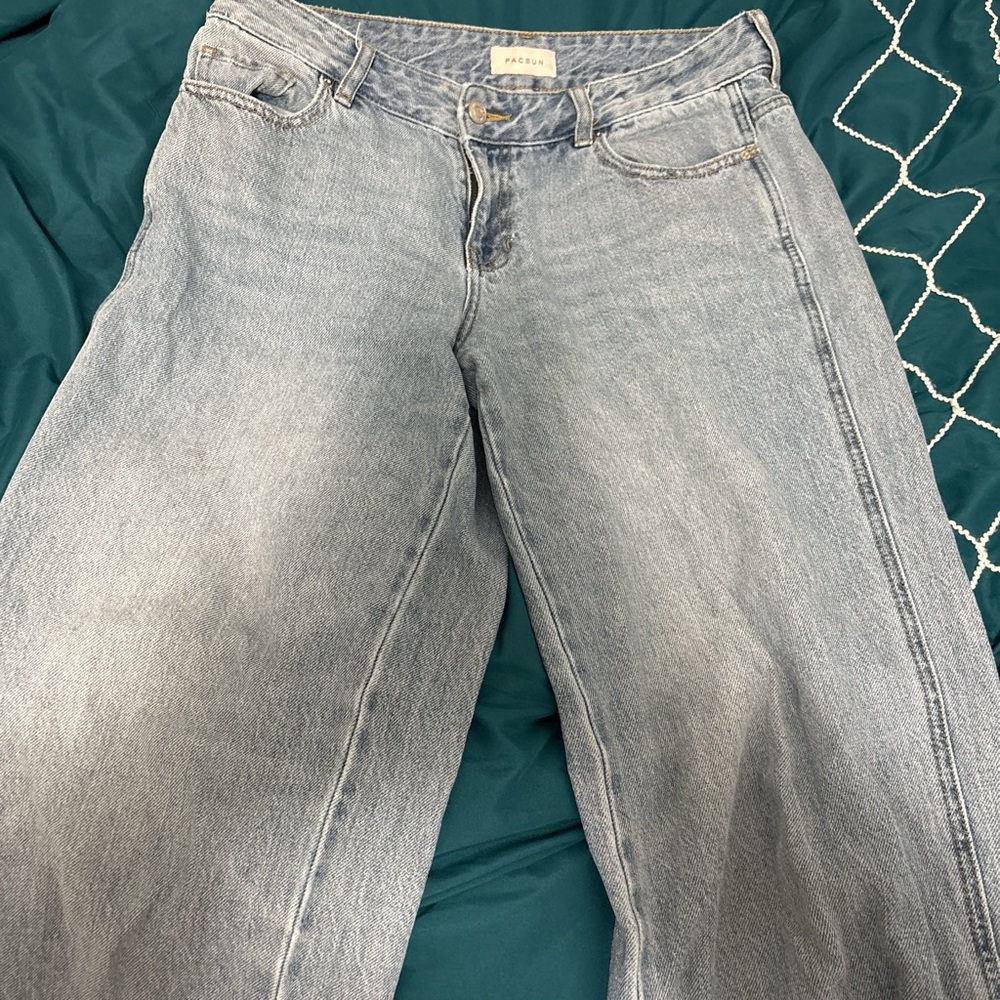Pacsun light wash low waisted jeans